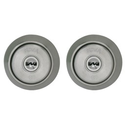 ミワ PR.LA(DA)シリンダー 2個同一キー ST色