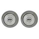 ミワ PR.LA(DA)シリンダー 2個同一キー ST色