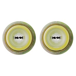 ミワ UR.J TE0シリンダー 2ヶ同一 ゴールド色 カギ5本付